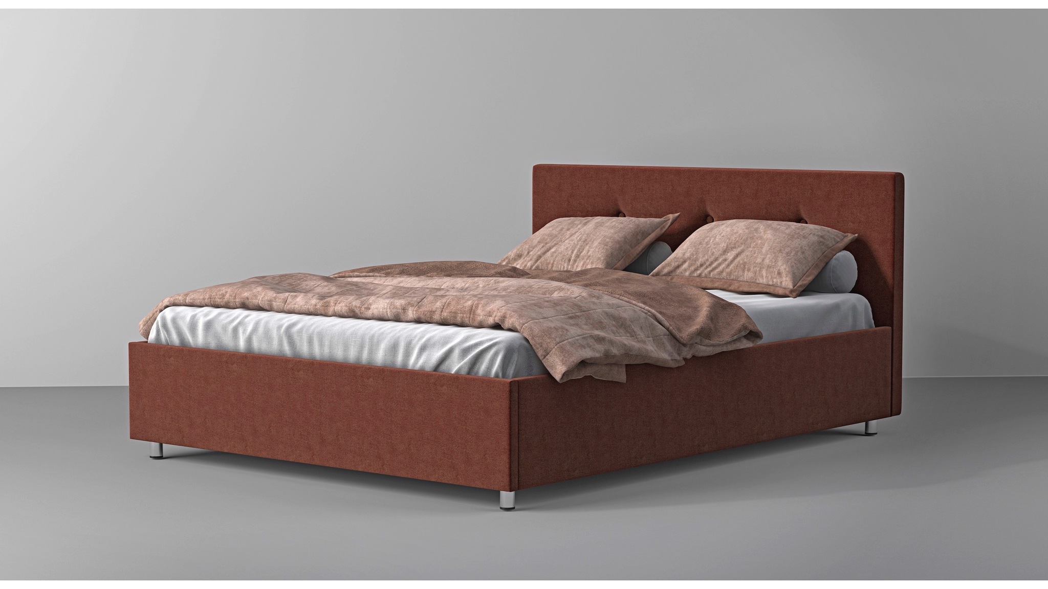 Кровать в мягкой обивке Стефано 1800
