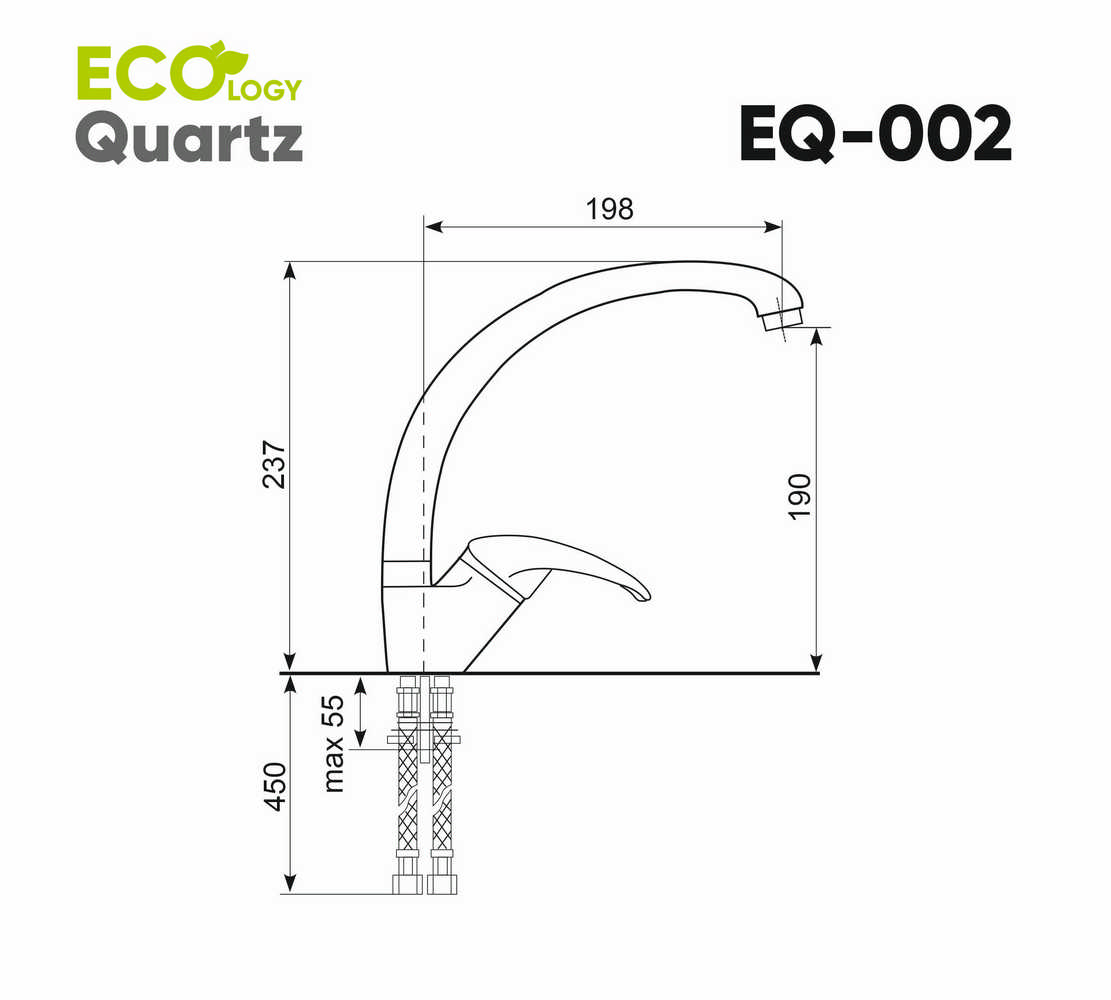 Смеситель Ecology Quartz EQ-002