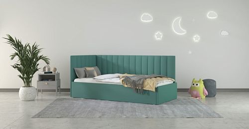 Кровать в мягкой обивке Cleo 900  Кровать в мягкой обивке Cleo 900