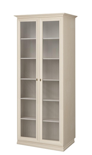 Шкаф двустворчатый витрина для посуды Классик 