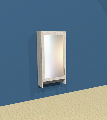 Пенал-надстройка с зеркалом Винтерберг 