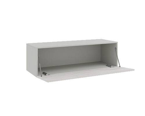 Тумба парящая с одной дверью Серый фон/Ясмунд 