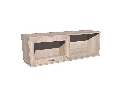 Полка две секции с одной стеклянными дверьми Шимо Св.  Полка две секции с одной стеклянными дверьми Шимо Св.