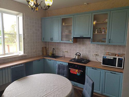 Кухня Роял Вуд Голубой (цена указана за погонный метр) 