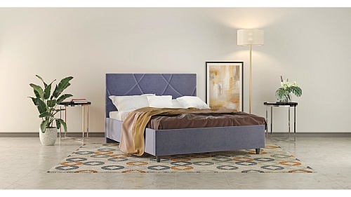 Кровать в мягкой обивке Амбер 1400 