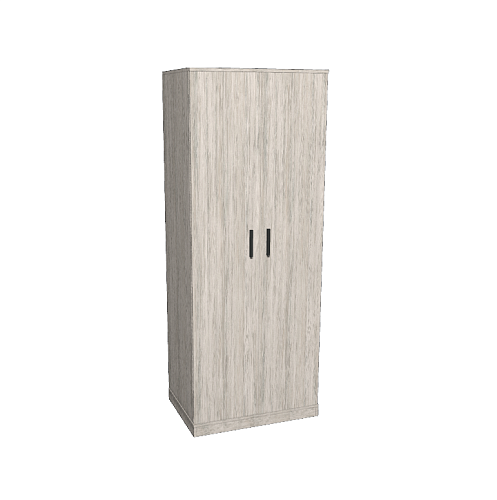 Шкаф двустворчатый со штангой 