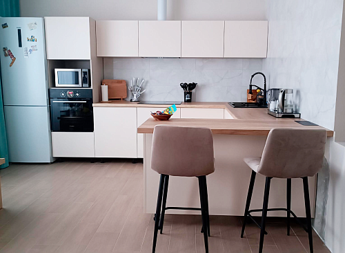 Кухня Пломбир с еврозапилом (цена указана за погонный метр) 