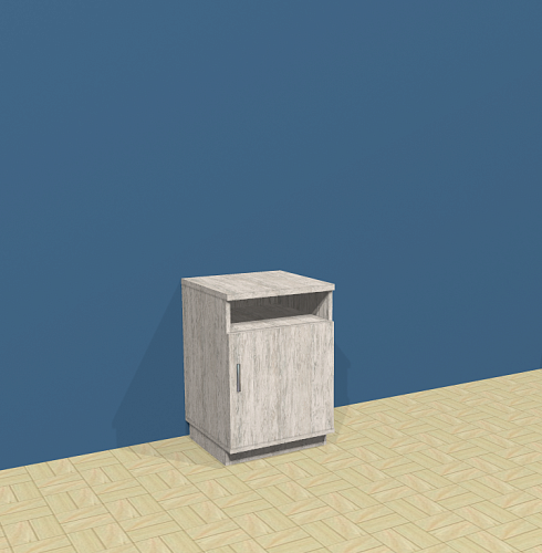 Тумба прикроватная с нишей и дверью Винтерберг 