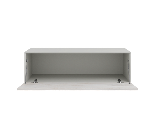 Тумба парящая с одной дверью Серый фон/Ясмунд 