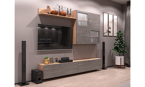 Гостиная Кастелло Медовый/Железный камень 