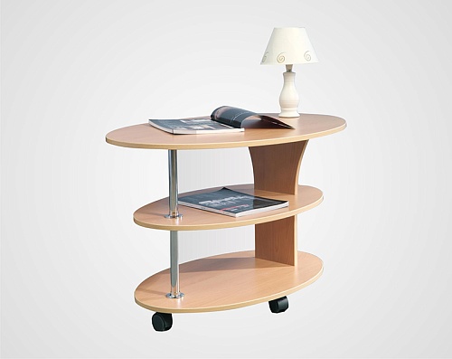 Стол журнальный овальный 