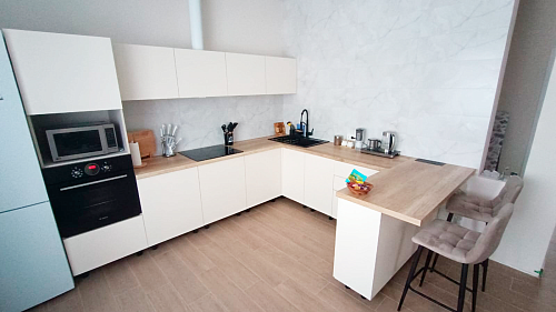 Кухня Пломбир с еврозапилом (цена указана за погонный метр) 