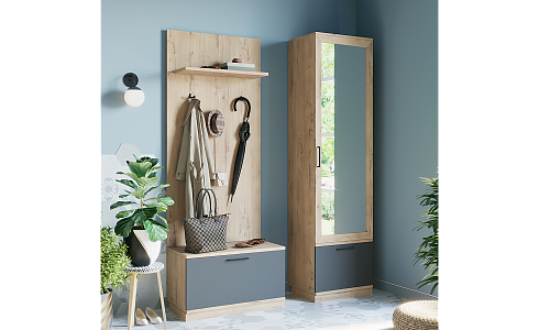 Прихожая Тренд Бунратти/Серый тёмный 