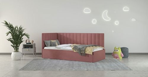 Кровать в мягкой обивке Cleo 900  Кровать в мягкой обивке Cleo 900