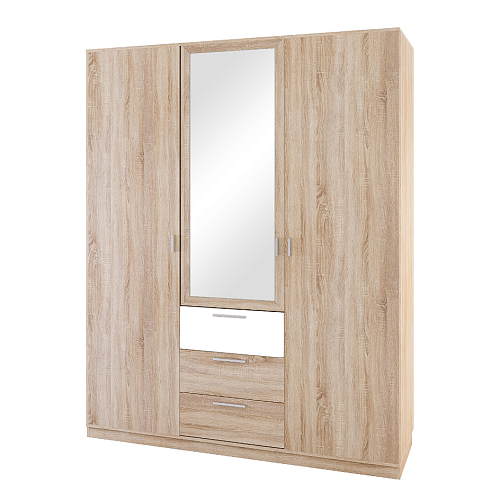 Шкаф трехстворчатый с тремя ящиками Элит 1716 