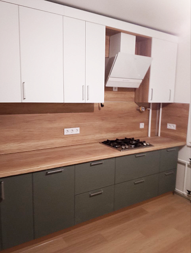 Кухня Тёмно-зеленый матовый (цена указана за погонный метр) 