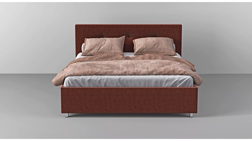 Кровать в мягкой обивке Стефано 1400