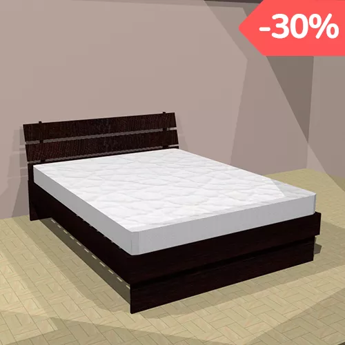 Кровать Эко 1600 Венге