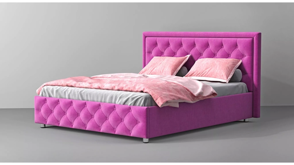 Кровать в мягкой обивке Виола 1400